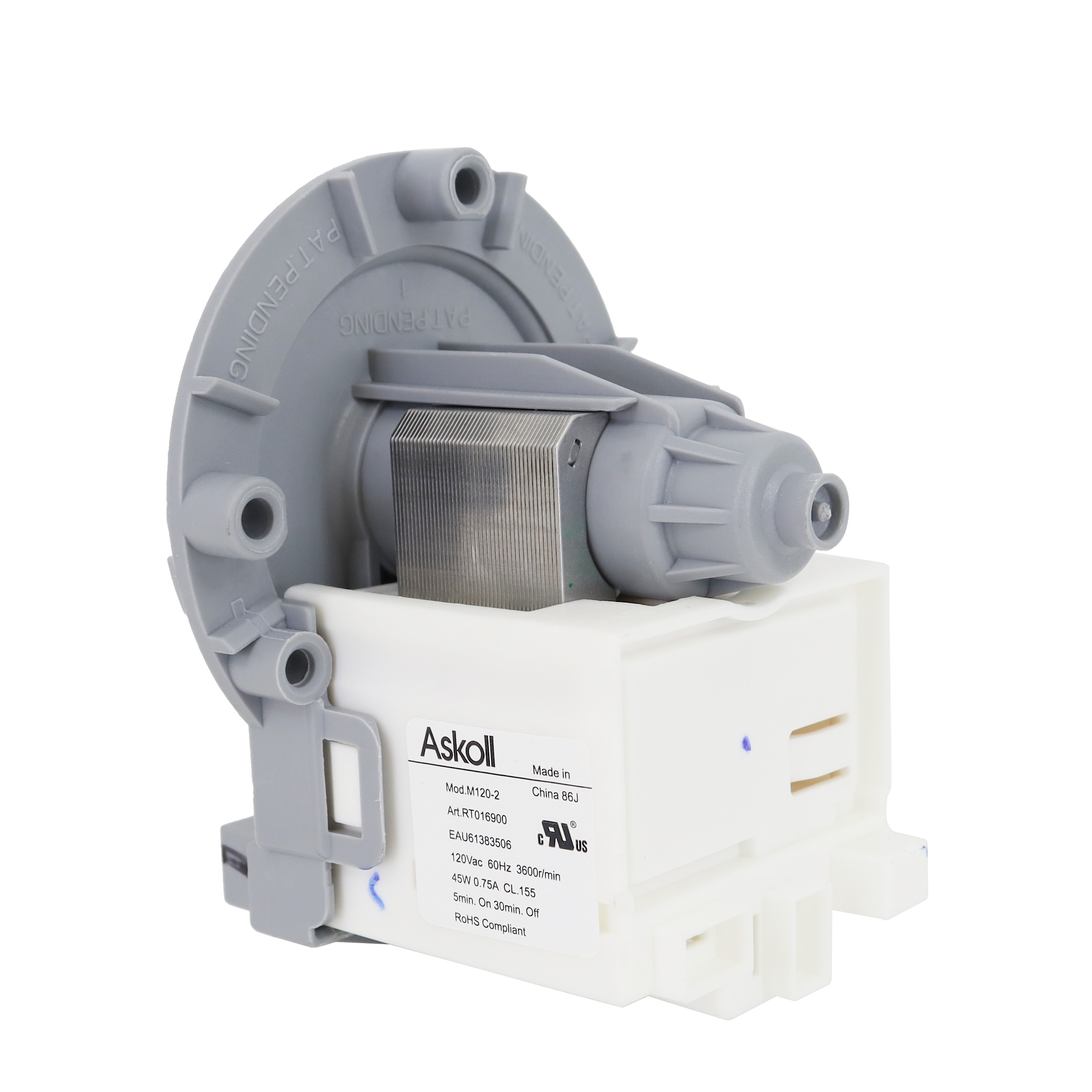 Bomba de drenagem da máquina de lavar do ...