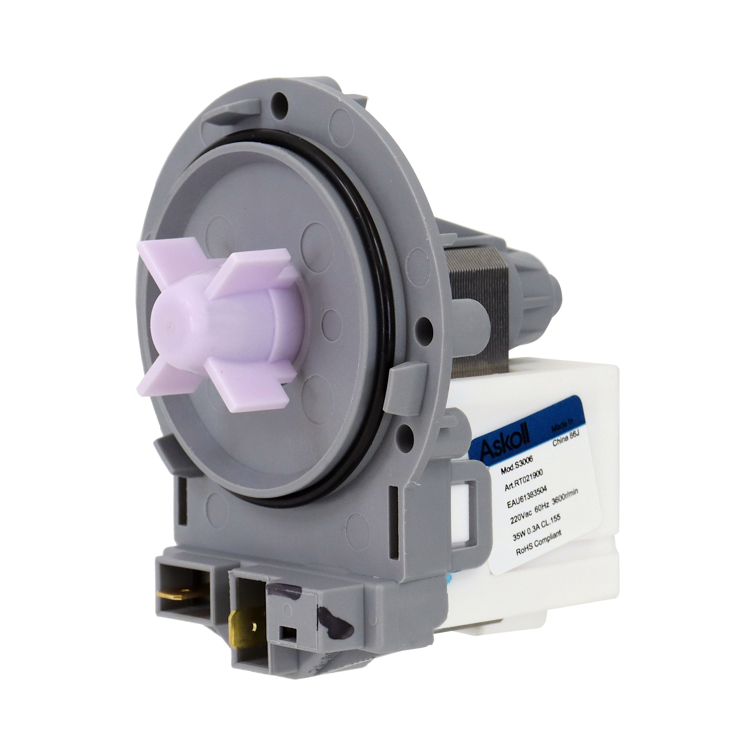 Motor corrente alternada Lavadora LG WD- ...